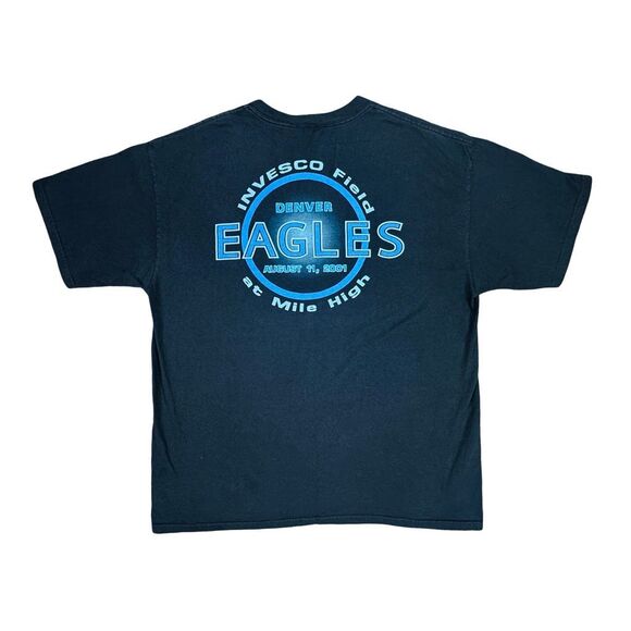 Vintage Anvil 2001 The Eagles Invesco Field @ Mile High Denver Tee - Size XL - Picture 3 of 5
